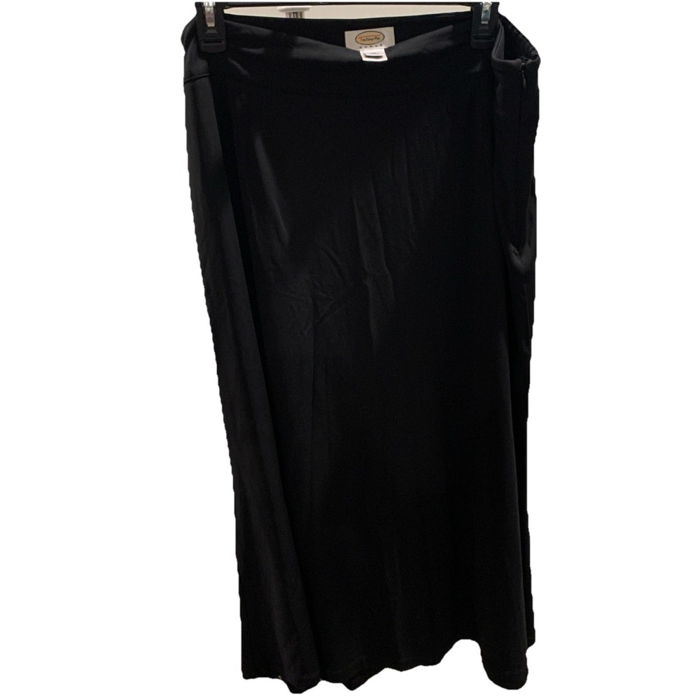 Vtg Talbots Woman Rayon Blend Maxi Skirt Made In Korea Side Zip Size 1X